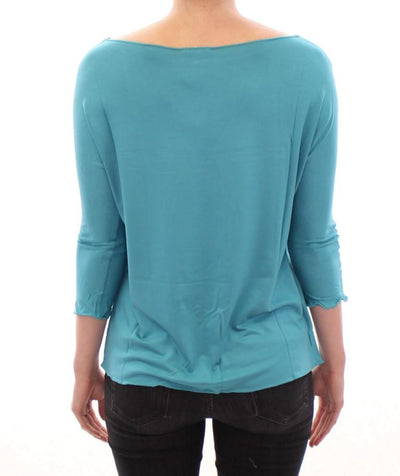 Blue crewneck t-shirt