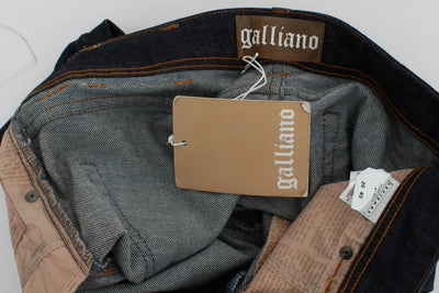 Dark Blue Slim Fit Cotton Stretch Denim Jeans