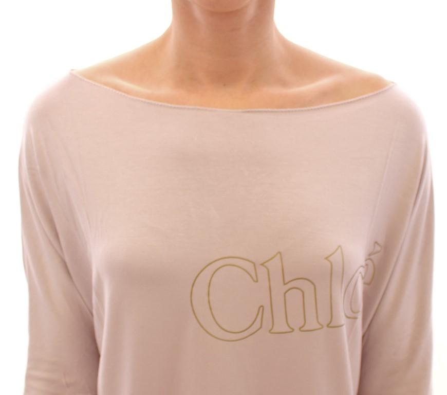 Light purple crewneck t-shirt