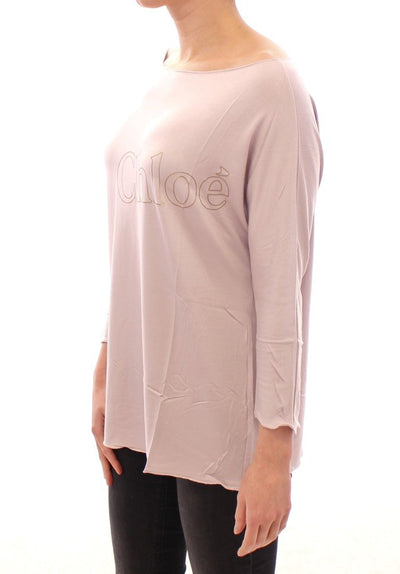 Light purple crewneck t-shirt