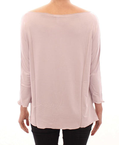 Light purple crewneck t-shirt