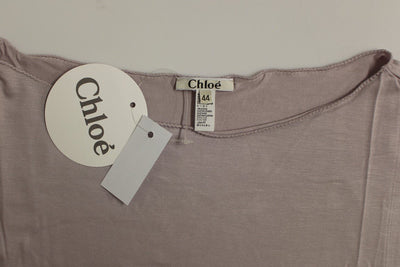 Light purple crewneck t-shirt