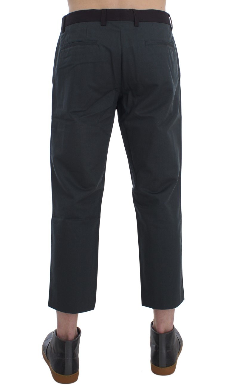 Gray Brown 3/4 Length Pants