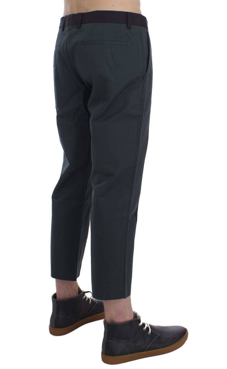 Gray Brown 3/4 Length Pants