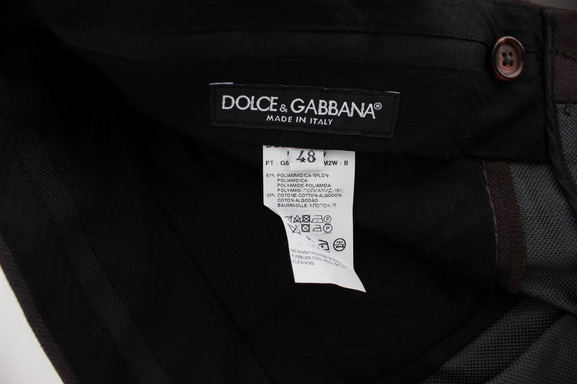 Gray Brown 3/4 Length Pants