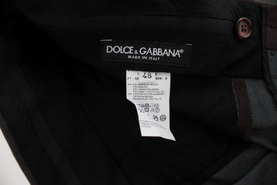 Gray Brown 3/4 Length Pants