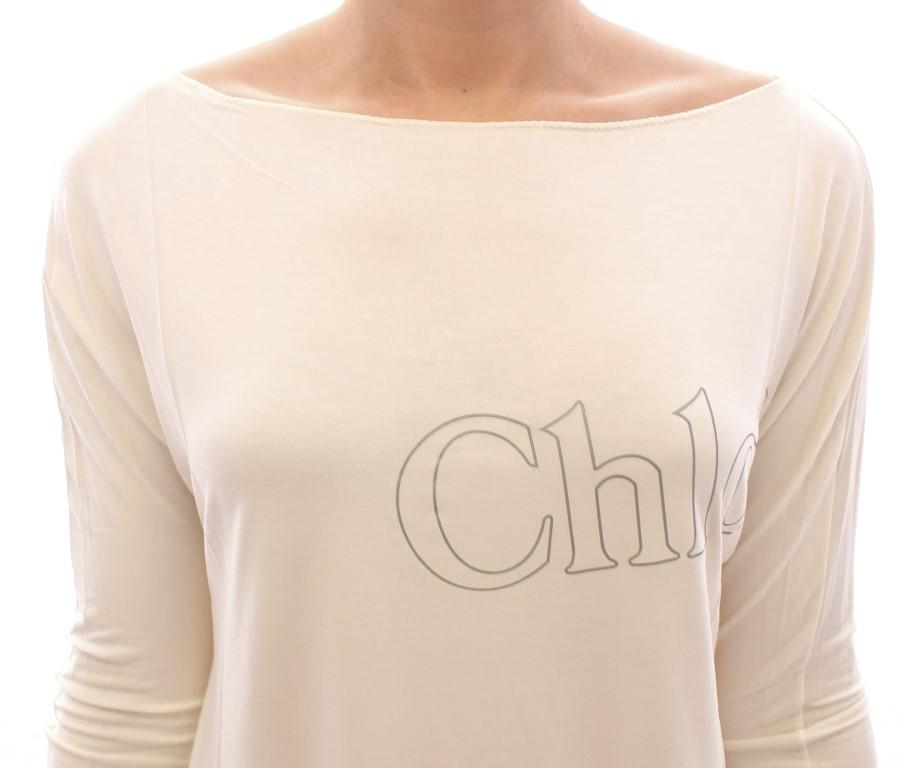 Beige crewneck t-shirt