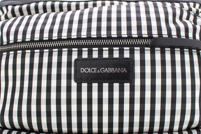 Black canvas messenger bag