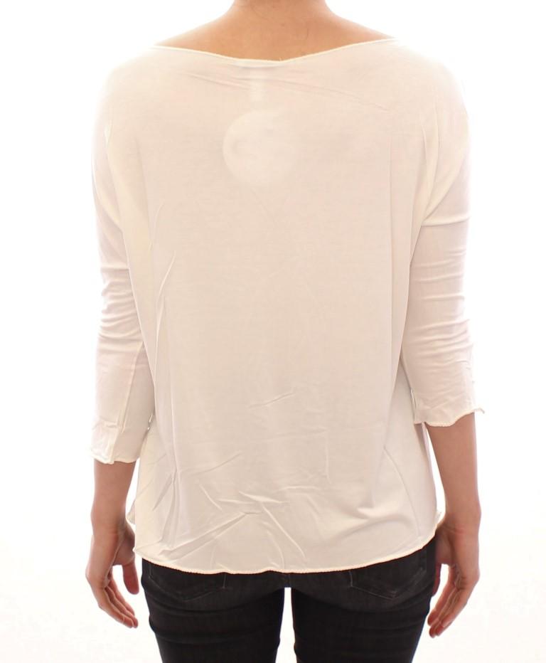 Beige crewneck t-shirt
