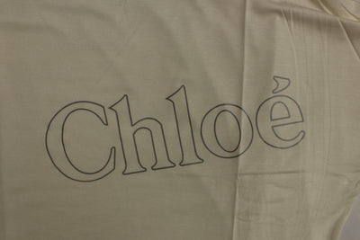 Beige crewneck t-shirt