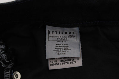 Black Cotton Slim Fit Denim Jeans