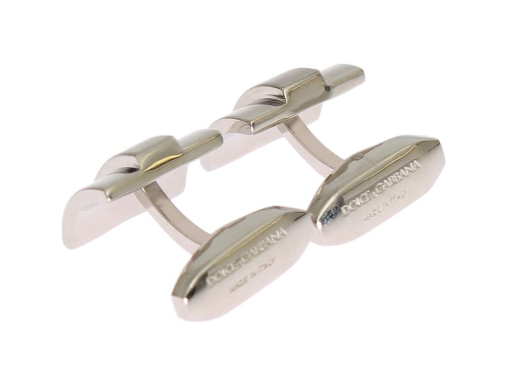 Silver Brass Cufflinks