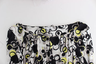 Multicolor Longsleeved Shift Dress