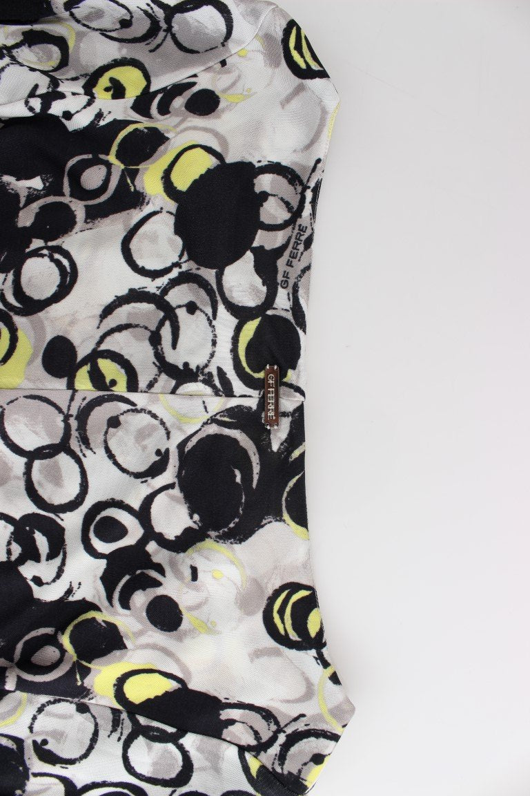 Multicolor Longsleeved Shift Dress