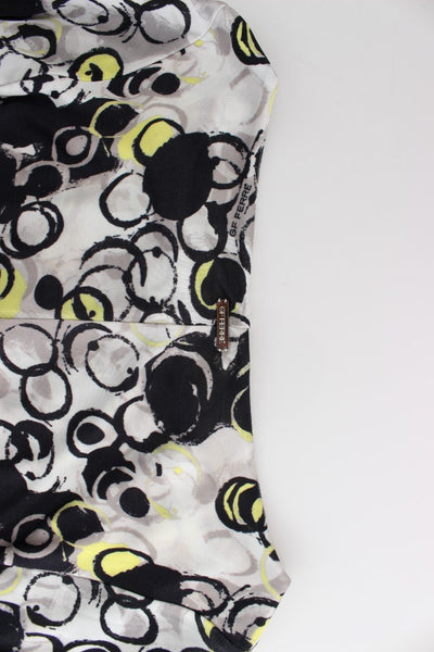 Multicolor Longsleeved Shift Dress
