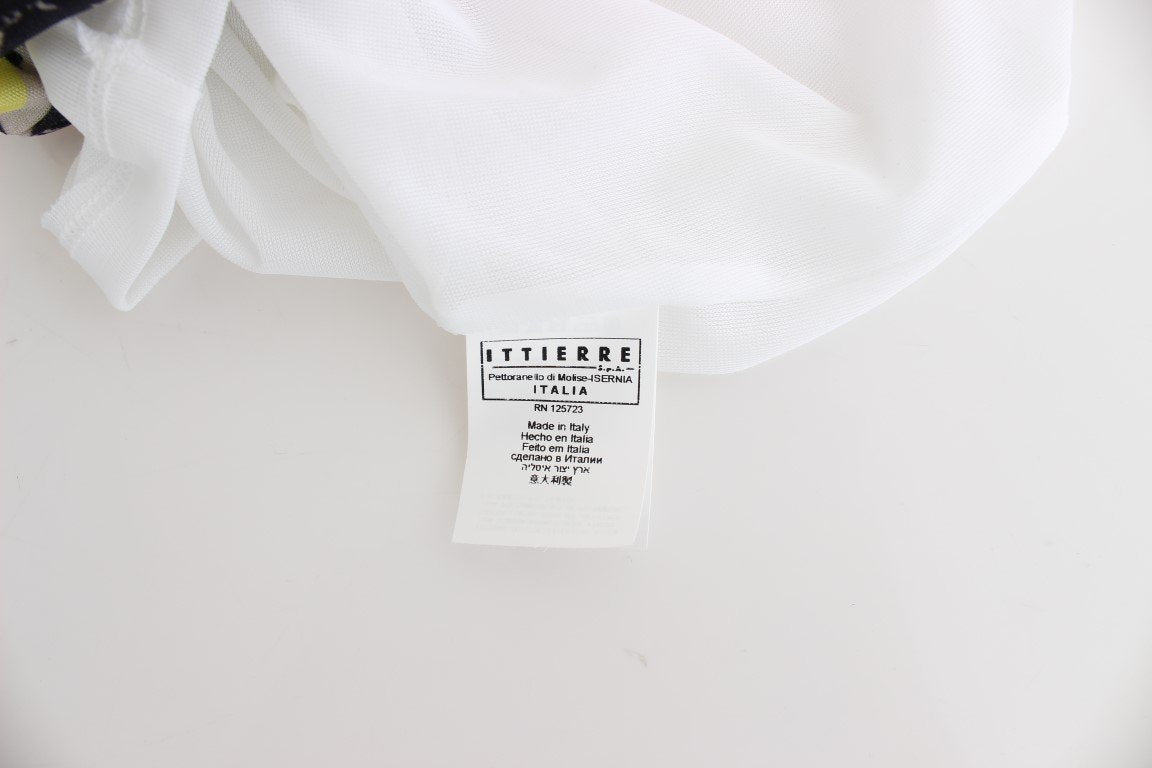 Multicolor Longsleeved Shift Dress