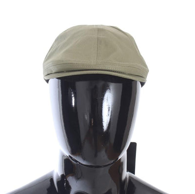 Green Cotton Newsboy Cap