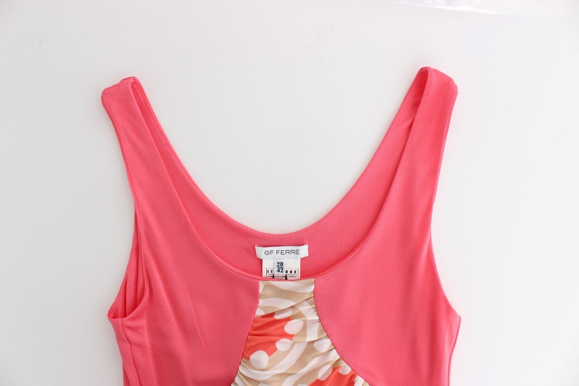 Multicolor Bodycon Viscose Dress