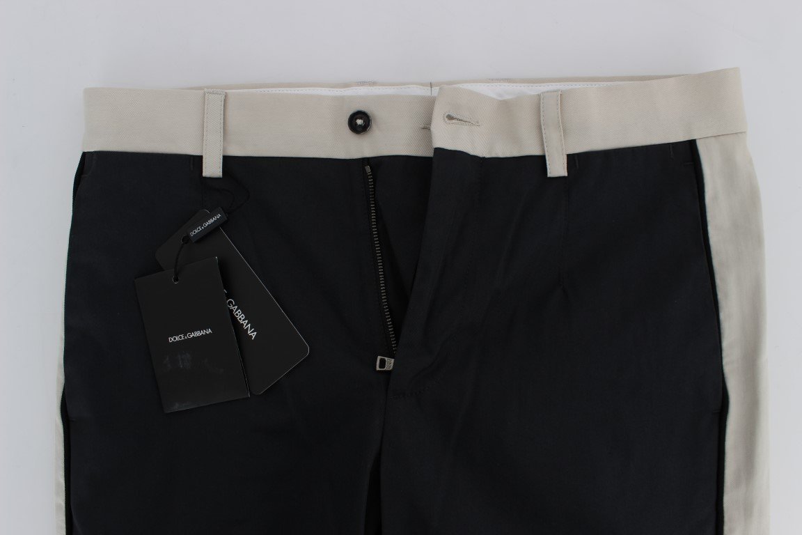 Black Slim Fit Casual Chinos Pants