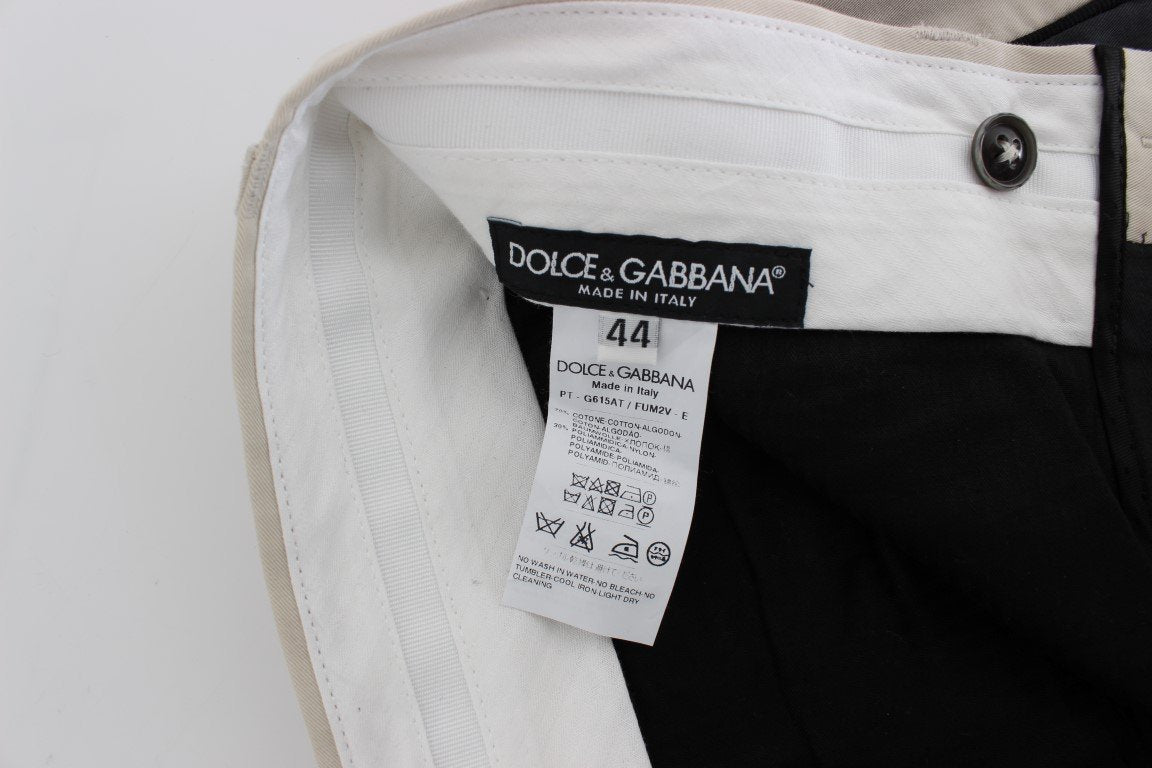 Black Slim Fit Casual Chinos Pants