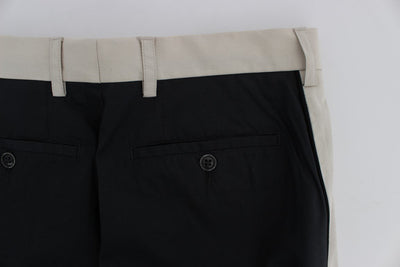 Black Slim Fit Casual Chinos Pants