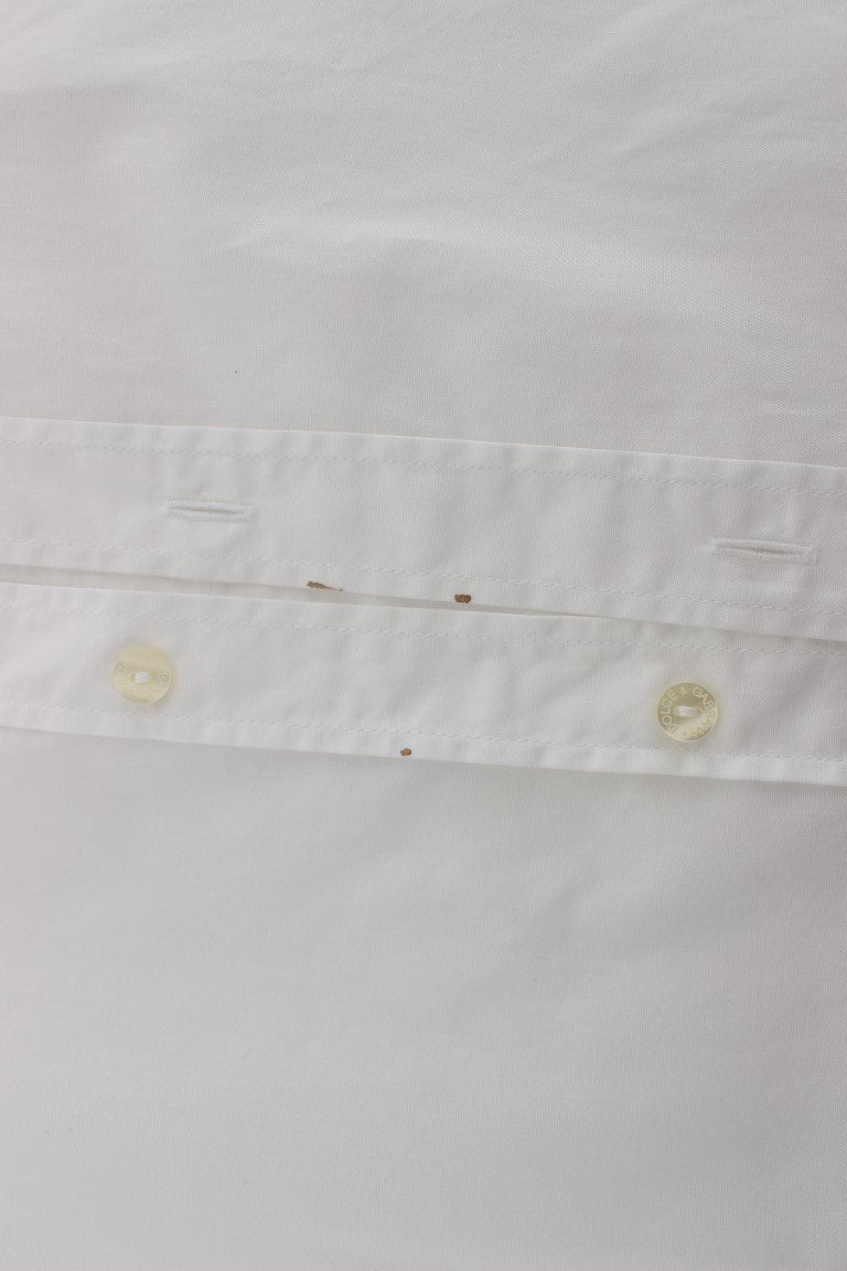 White Cotton GOLD Slim Fit Dress Shirt