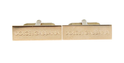 Gold Brass Cufflinks