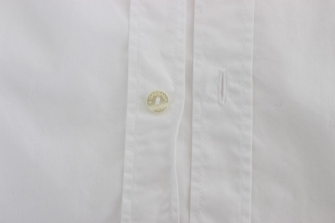 White Cotton GOLD Slim Fit Dress Shirt