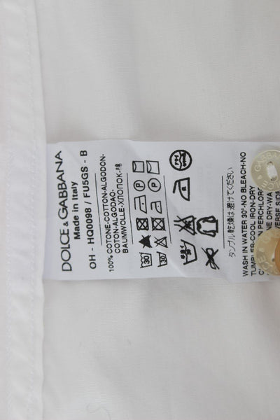 White Cotton GOLD Slim Fit Dress Shirt