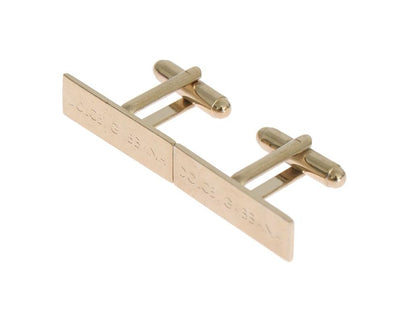Gold Brass Cufflinks