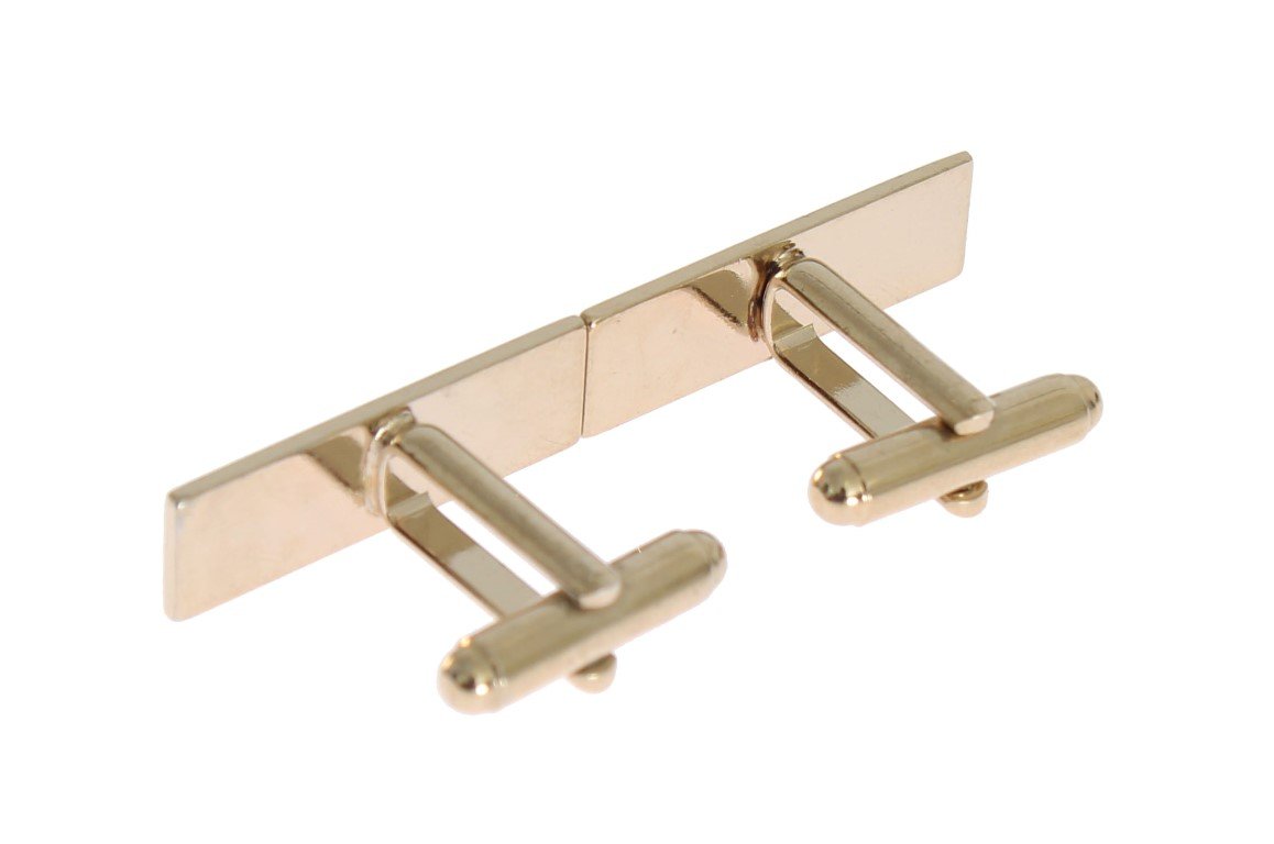 Gold Brass Cufflinks