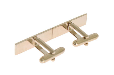 Gold Brass Cufflinks