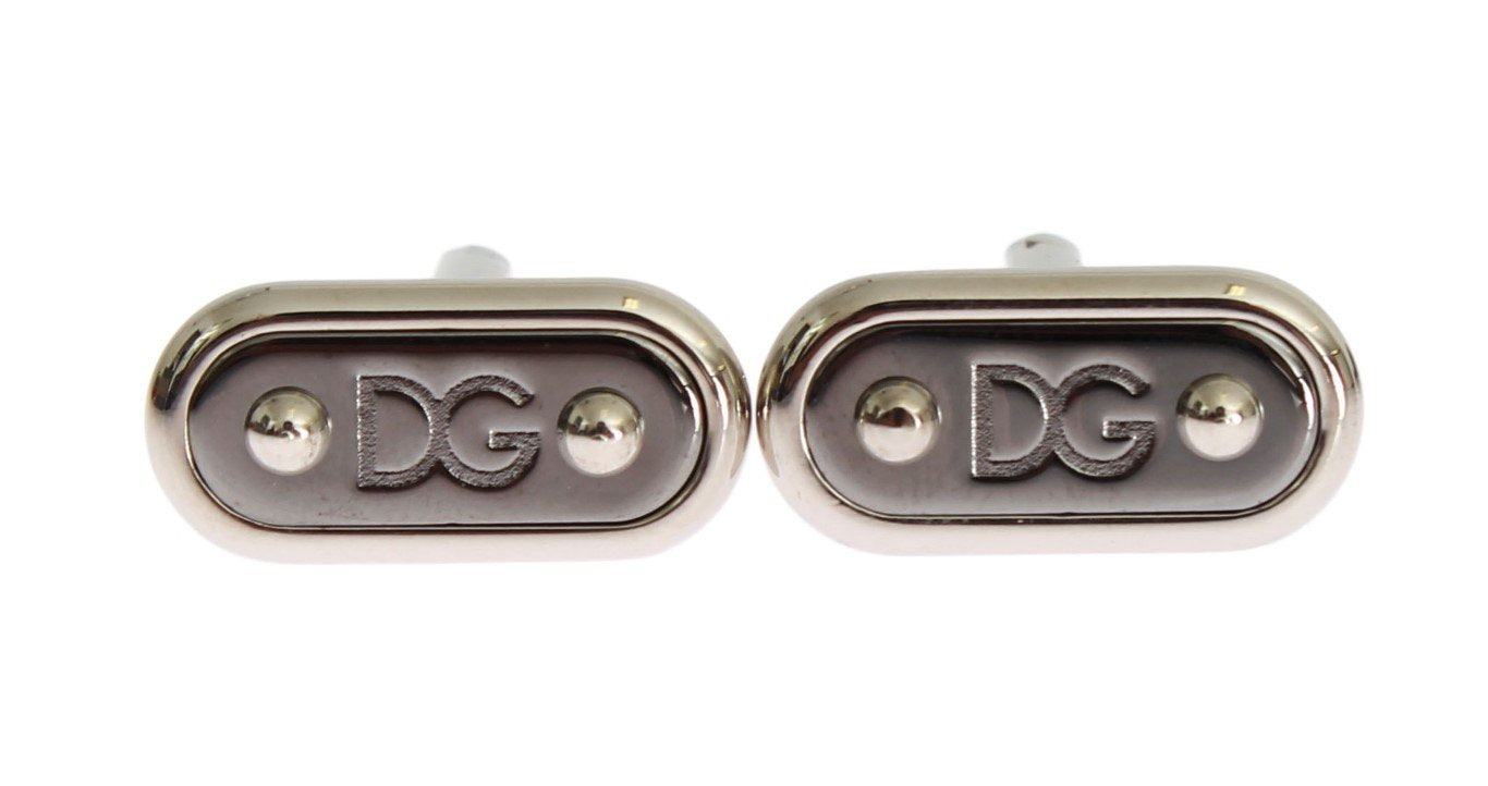Silver Brass Cufflinks