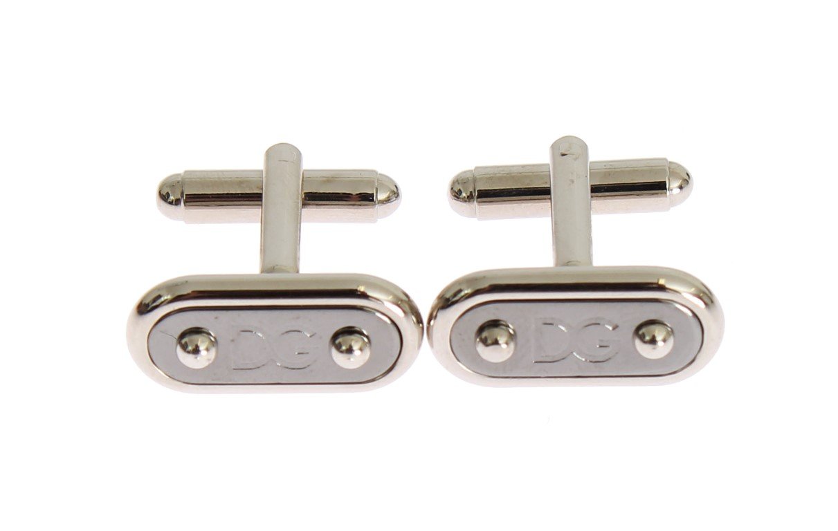 Silver Brass Cufflinks