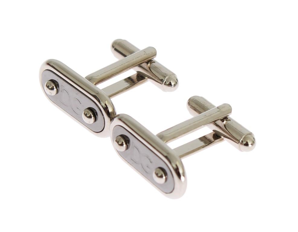 Silver Brass Cufflinks
