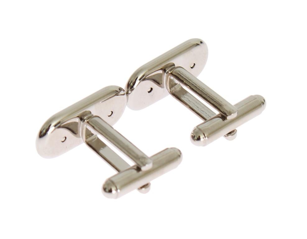Silver Brass Cufflinks