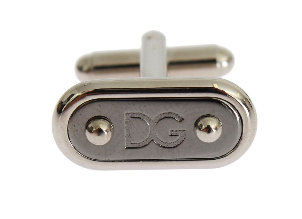 Silver Brass Cufflinks
