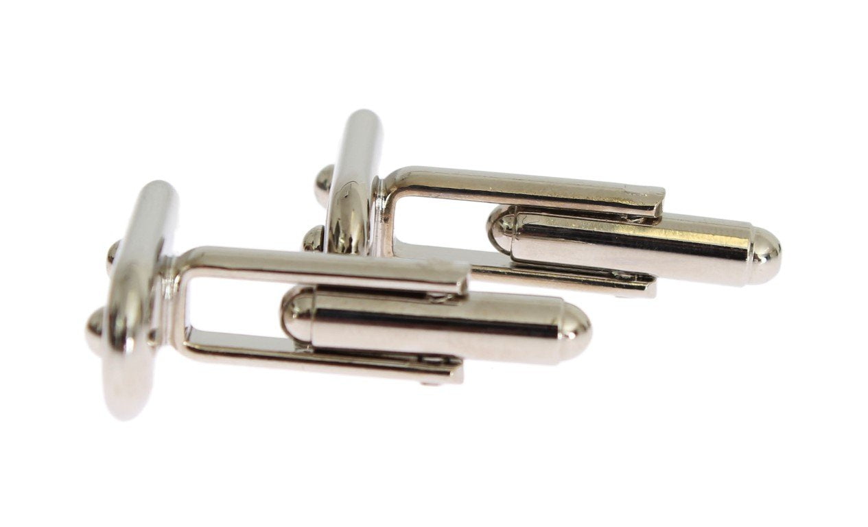 Silver Brass Cufflinks