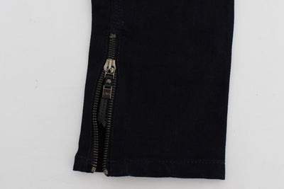 Blue Cotton Stretch Slim Fit Jeans