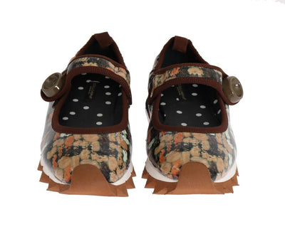 Brown Patent Leather Ballerina Shoes