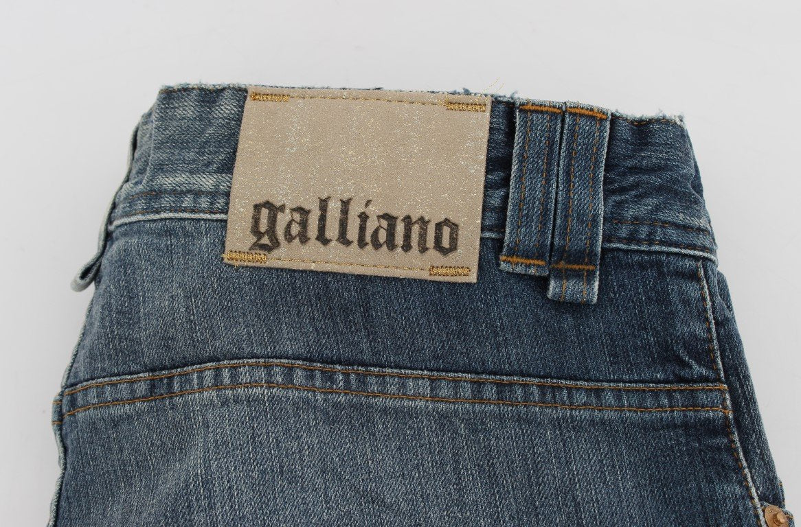 Blue Wash Cotton Stretch Relaxed Fit Jeans