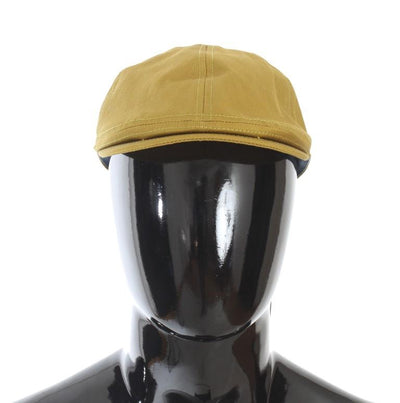 Yellow Cotton Newsboy Cap