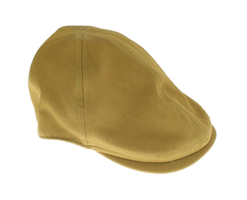 Yellow Cotton Newsboy Cap