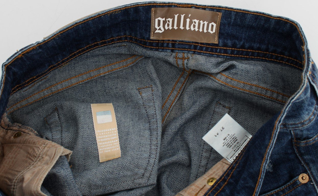 Blue Wash Slim Fit Cotton Stretch Denim Jeans