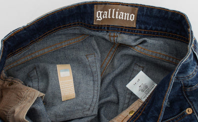 Blue Wash Slim Fit Cotton Stretch Denim Jeans