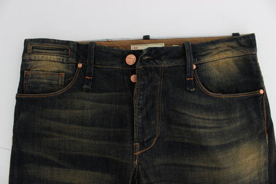 Blue Wash Cotton Regular Straight Fit Jeans
