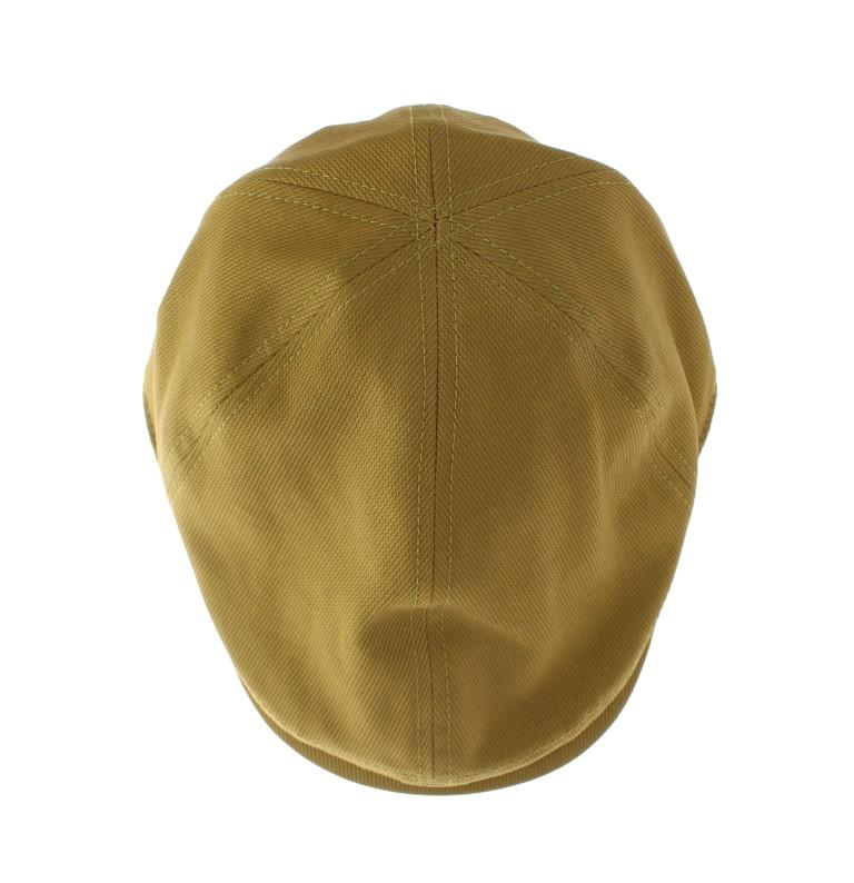 Yellow Cotton Newsboy Cap