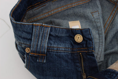 Blue Wash Slim Fit Cotton Stretch Denim Jeans