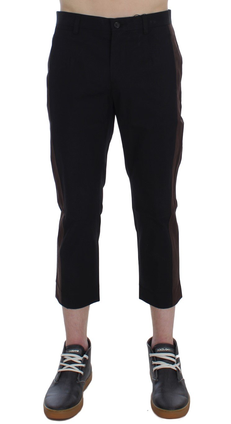 Brown Black 3/4 Length Pants