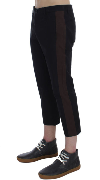 Brown Black 3/4 Length Pants